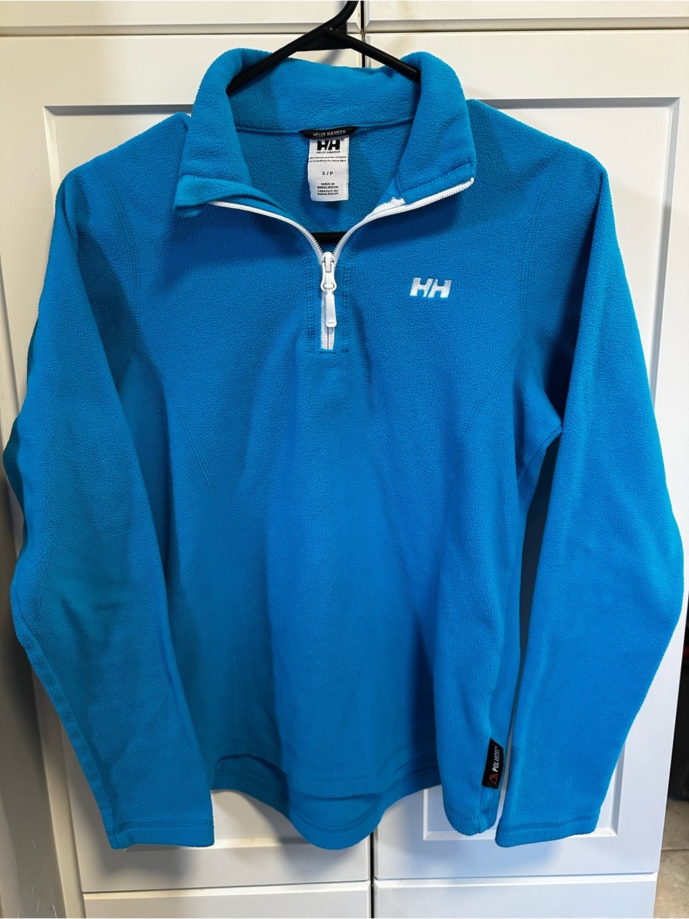 Helly Hansen Bright Blue Half-Zip Fleece Pullover - women’s small